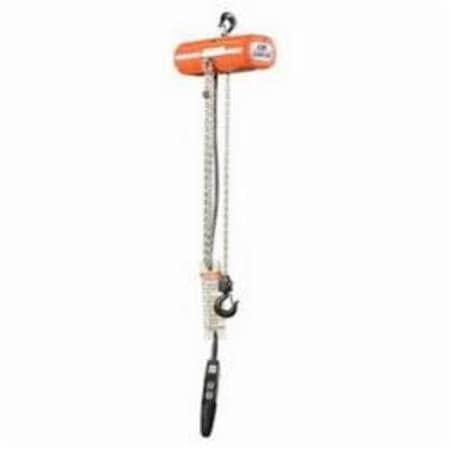 Shopstar Single Reeving Electric Chain Hoist, 300 Lb Load, 612 Ft ChainRope, 10 Ft Lifting